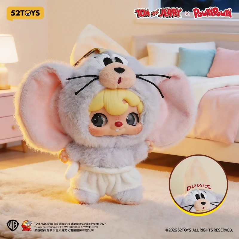 52TOYS POUKAPOUKA x Tom und Jerry True Friends Vinyl-Plüsch Blind Box Mystery Box Sammlerstück Geschenk