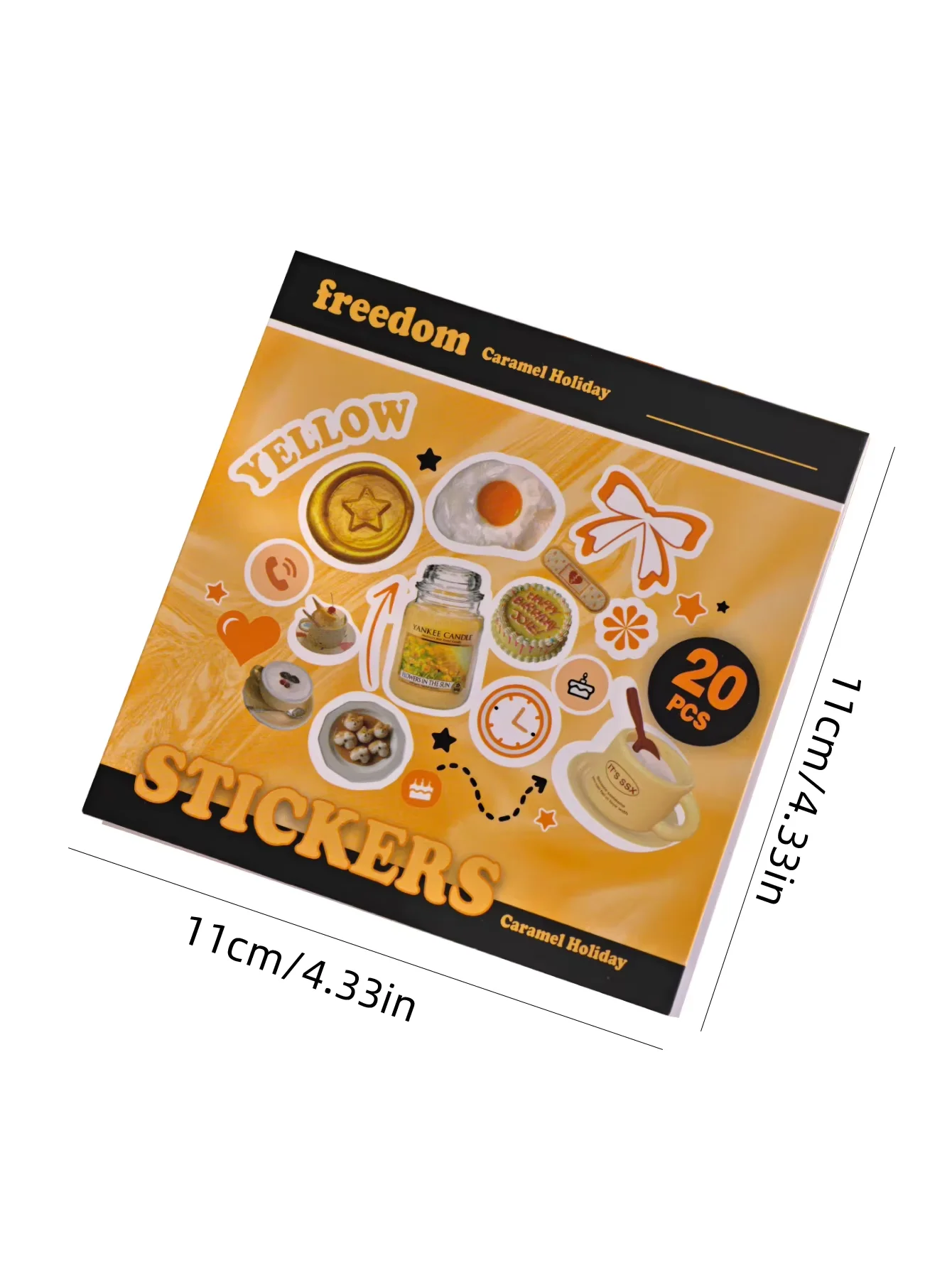 Cut Film Sticker Book Mini Sticker Daily Quote Series Deco English No-Cut Handbook DIY Decorative Material Sticker view 6