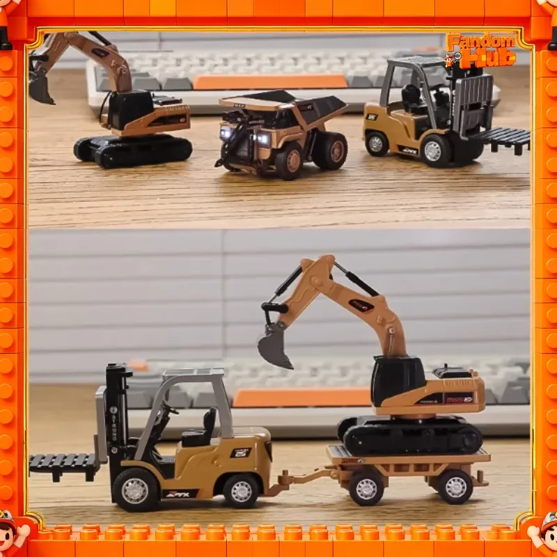 

Genuine In Stock Wen Nanfeng 1:64 Dump Truck, Excavator & Forklift Model Action Figure Toy Gift For Him
