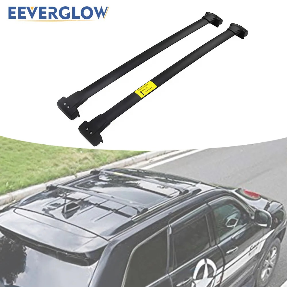

Black Cross Bars Roof Rack Rail Fit for Jeep Grand Cherokee 2011-2021 Crossbars