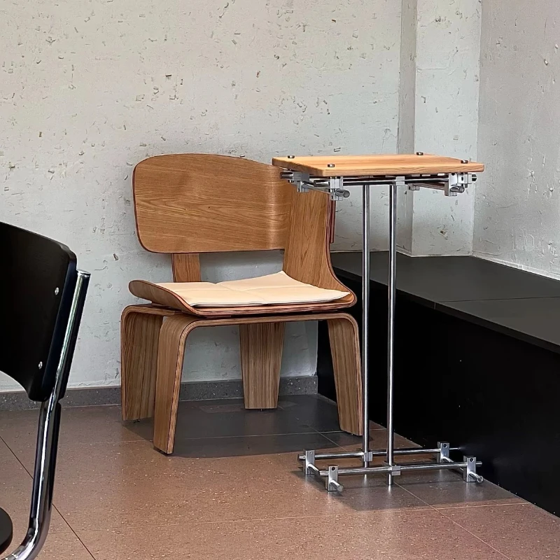 Dining Chair Leisure Chair Retro Nordic Dining Table and Chair Commercial Cafe Hotel Negotiation Homestay