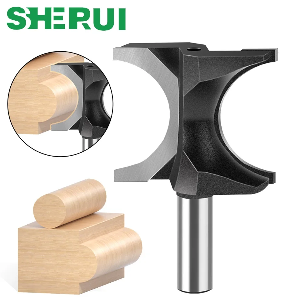 1PC Half Round Side Cutter BitHalf Round Side Cutter Bit Router Bit Router Bit 6mm shank 12mm shank Woodworking bits