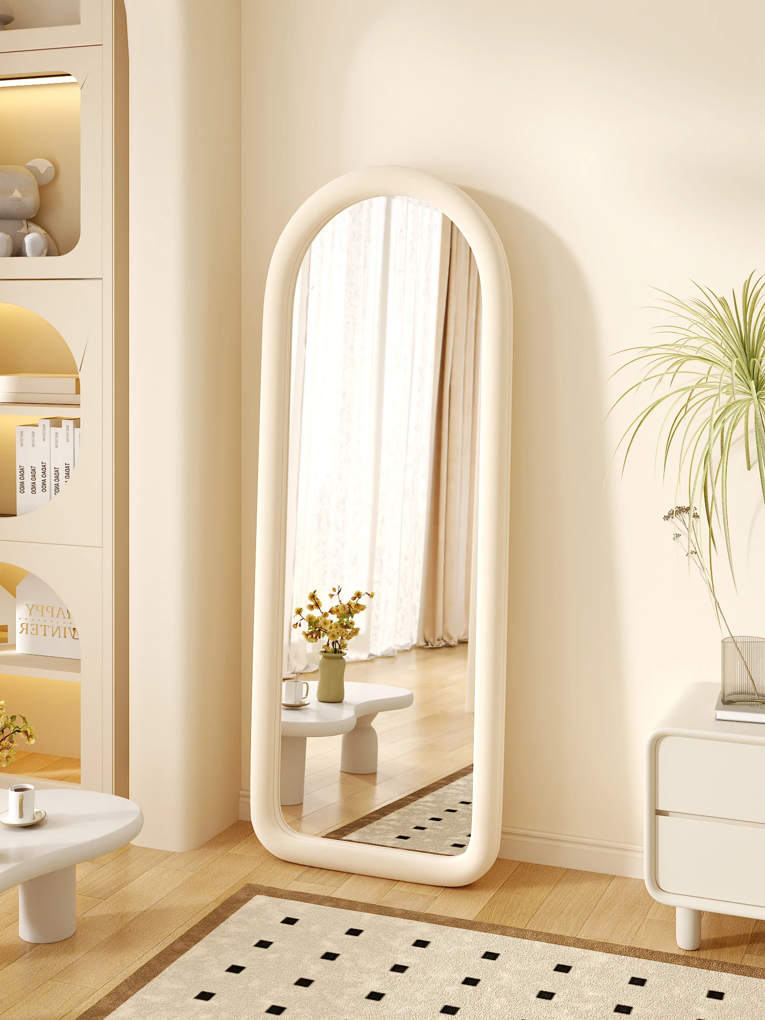 

Full-length mirror household floor-to-ceiling mirror, special-shaped fitting