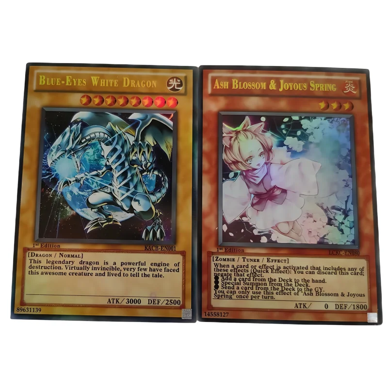 Duel Monsters Engelse spelkaarten Collectie Decoratie Yugioh Card Iron Box Anime en Cartoon Competitie Boy's Festival Gift