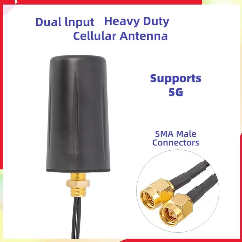 

B18B Waterproof Cabinet 5G Antenna Charging Pile Antenna SMA Dual Outlet Smart Terminal DTU Device Antenna Durable