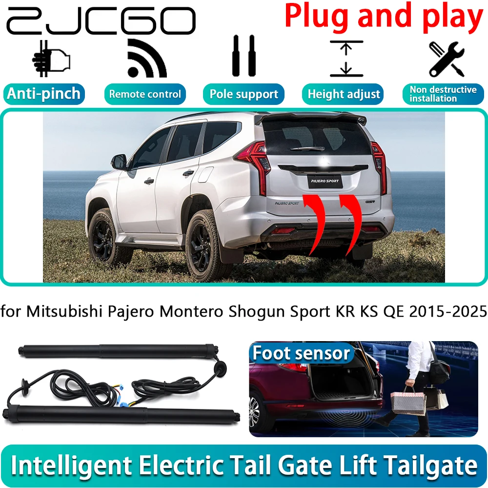 

for Mitsubishi Pajero Montero Shogun Sport KR KS QE 2015-2025 Electric Powered Tailgate Power Liftgate Automatic Tailgate System