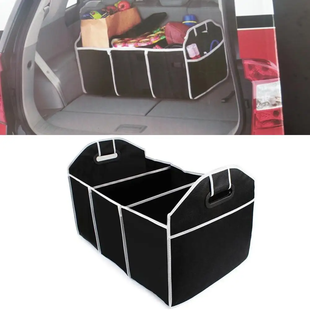 Car Multi-Pocket Trunk Organizer Large Capacity Folding Storage Bag Trunk Stowing and Tidying Trunk Organizer Car Accessories