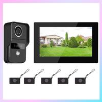 7 Inch 1080P Wifi 2-Wire Intercom Door Bell Video Intercom System Forhome Doorphone Wifi Tuya Touch Monitor US Plug