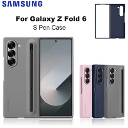 For Samsung Galaxy Z Fold 6 S Pen Phone Case Protective Cover with Built-in S Pen Holder Slot