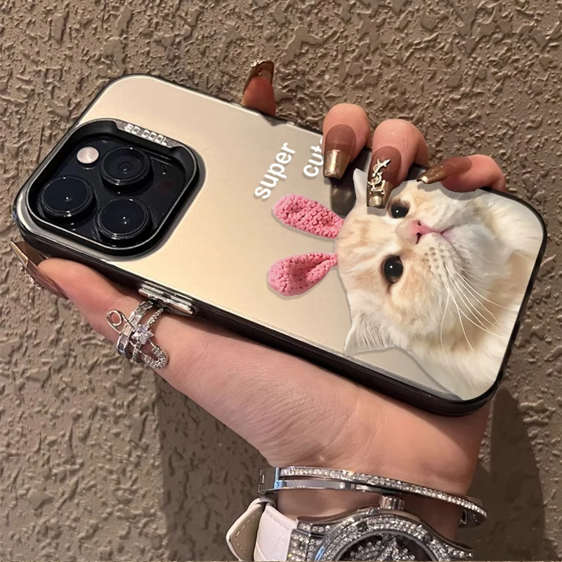 Funny Cat Head Pattern Case For Xiaomi Redmi Note 13 12 Pro Plus 5G 12S 11S 11 10 10S 9 9S Redmi 12 12C 13C Shockproof PC Cover