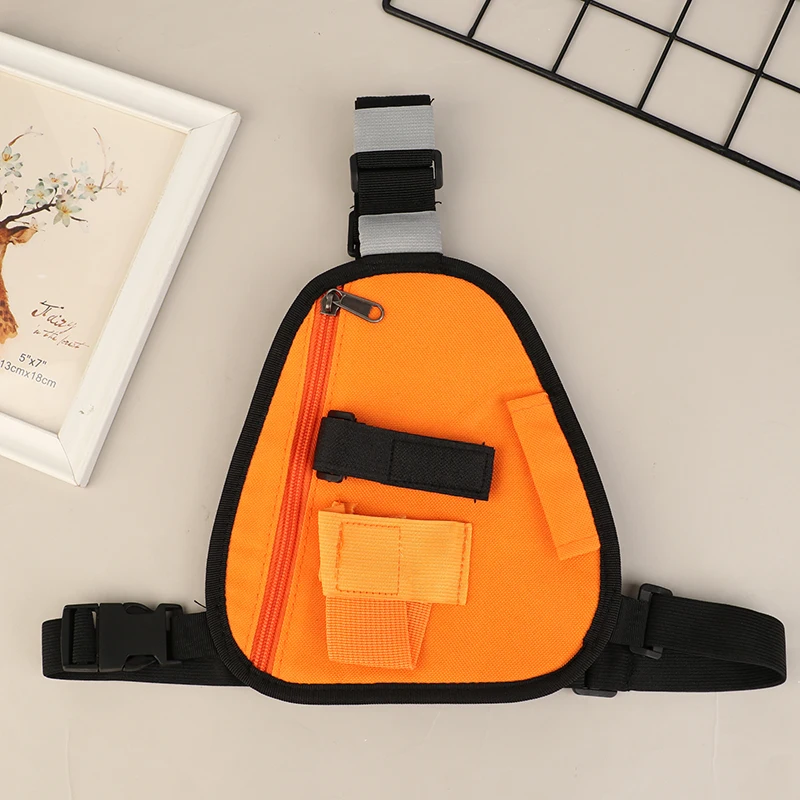 Sac de Poitrine Réglable pour Talkie Walperforé, Radio SFP, Triangle Avant, Poudres, Holster, Étui de Transport