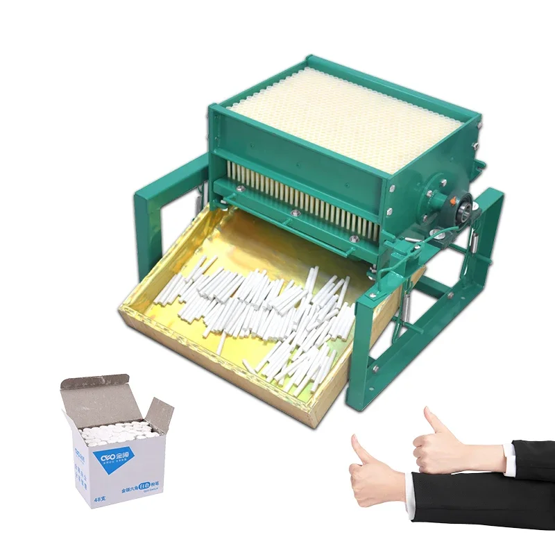 Automatische schoolkrijtmachine van hoge kwaliteit met handmatige droger en stofvrije krijtvormmachines Kerncomponentvorm