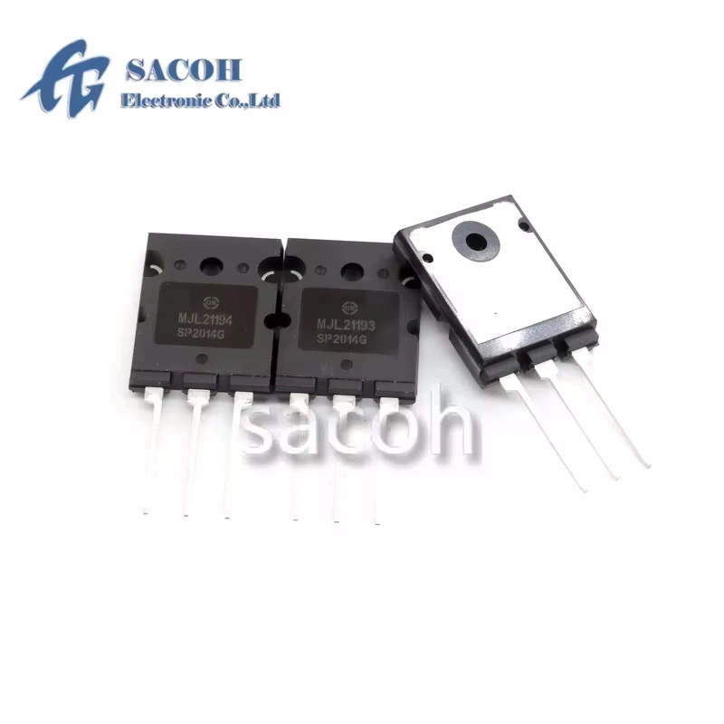 

New Original 1Pair(2Pcs)/Lot MJL21193 + MJL21194 TO-3PL NPN+PNP Silicon Power Transistor In Stock
