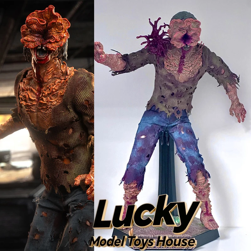 

Quick Shipment 1/6 The Clicker Blood Version Cloth Action Figure LIMTOYS LIM013 Flora Head Monster Soldier Model Collection