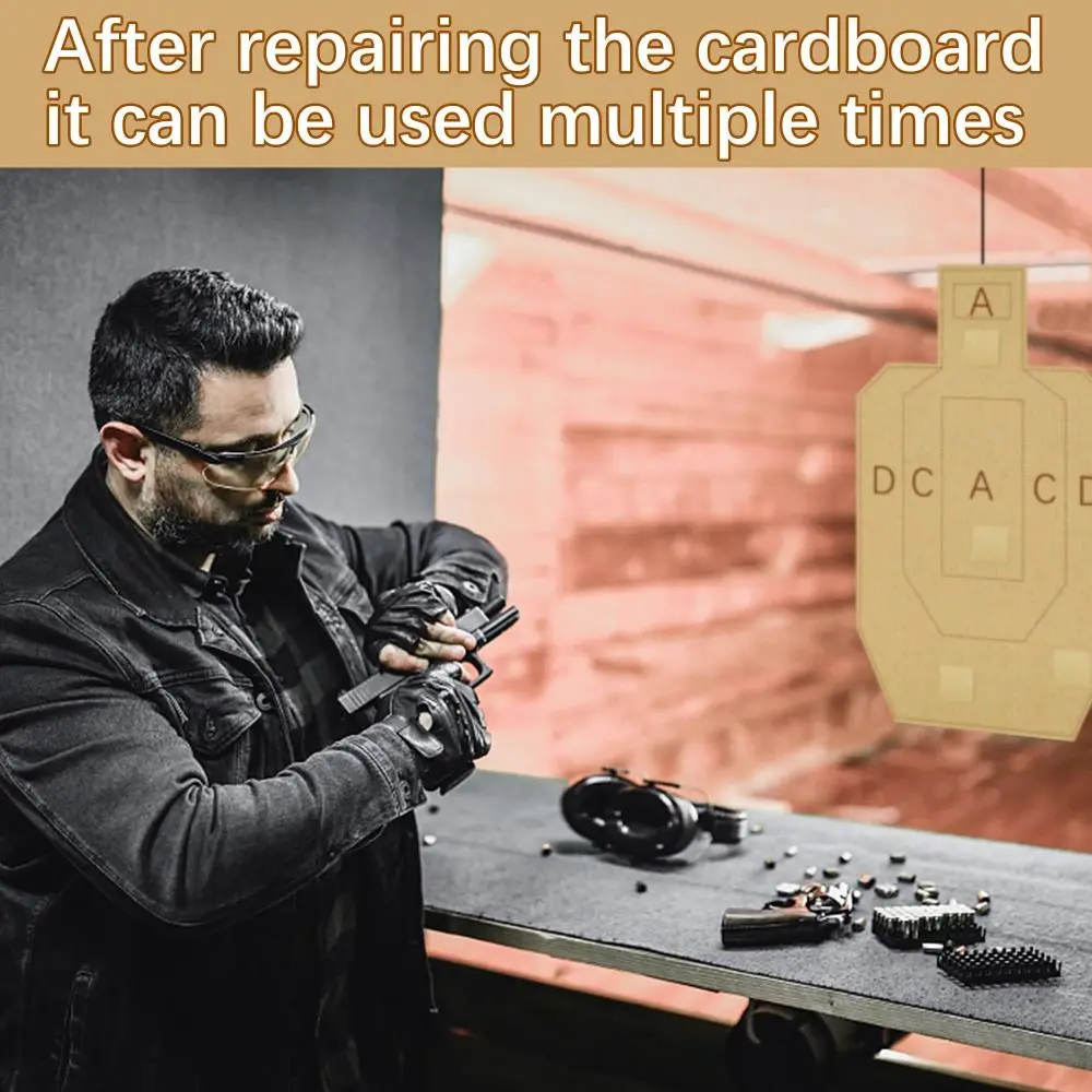 Outdoor Square Target Pasters for Long&Short Range Self-Adhesive Target Stickers Shooting Labels Shooting Range Targets