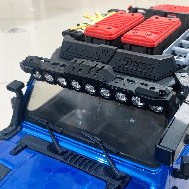 RLAARLO JK07 1/7 Piastra di protezione faretto per camion cingolato Accessori per parti di modifica e aggiornamento per auto Rc