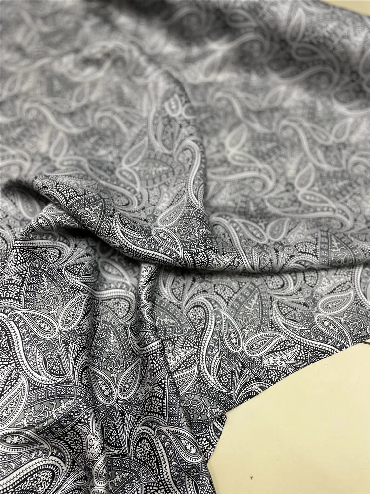 

Цветок кешью 19 мм, шелковая ткань, шелковый шелк, летние, мужские и женские рубашки и ткани для одежды, внешнеторговый хвост.