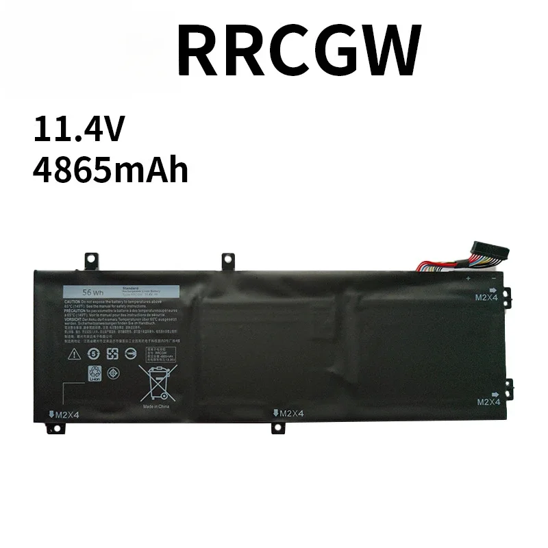 6GTPY H5H20 RRCGW 4GVGH Batteria Del Computer Portatile Per DELL XPS 15 9570 9560 7591 7590 XPS15 Per DELL Precision 5520 5530 Serie Notebook