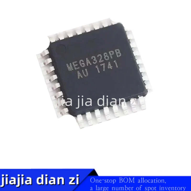 2pcs/lot ATMEGA328PB-AU ATMEGA328PB  ATMEGA328 QFP-32 8-bit microcontroller ic chips in stock