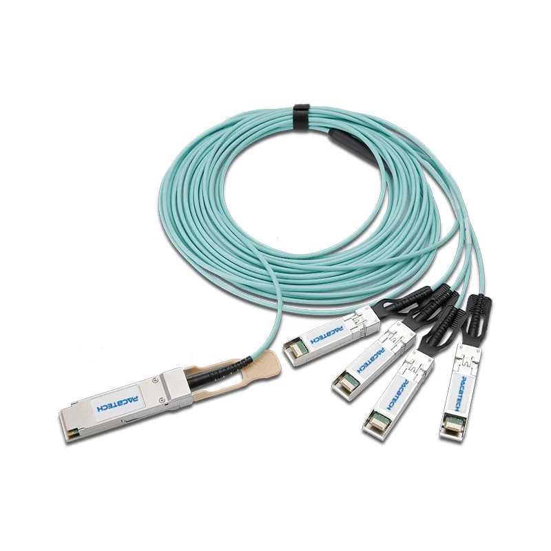 100G QSF28 TO 4SFP28 AOC 7M Active Optical Cable Compatible with normal brand