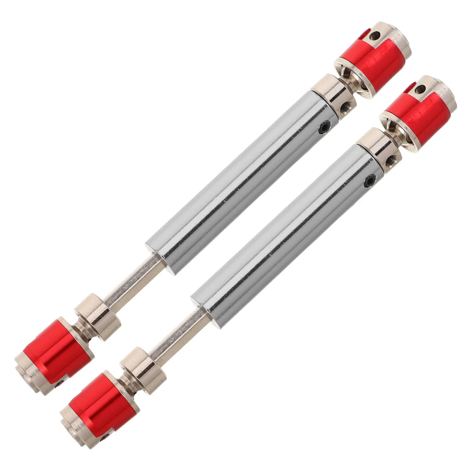 

2Pcs Rc Crawler Drive Shaft Adjustable 112-155Mm Metal Heavy-Duty Transmission Shaft Replacement for Axial Scx10 D90