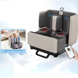 Leg and Feet Integrated Multi-functional Foot Massage Machine, Sole Massage Heated Automatic Air Bag Kneading Foot Calf Massager