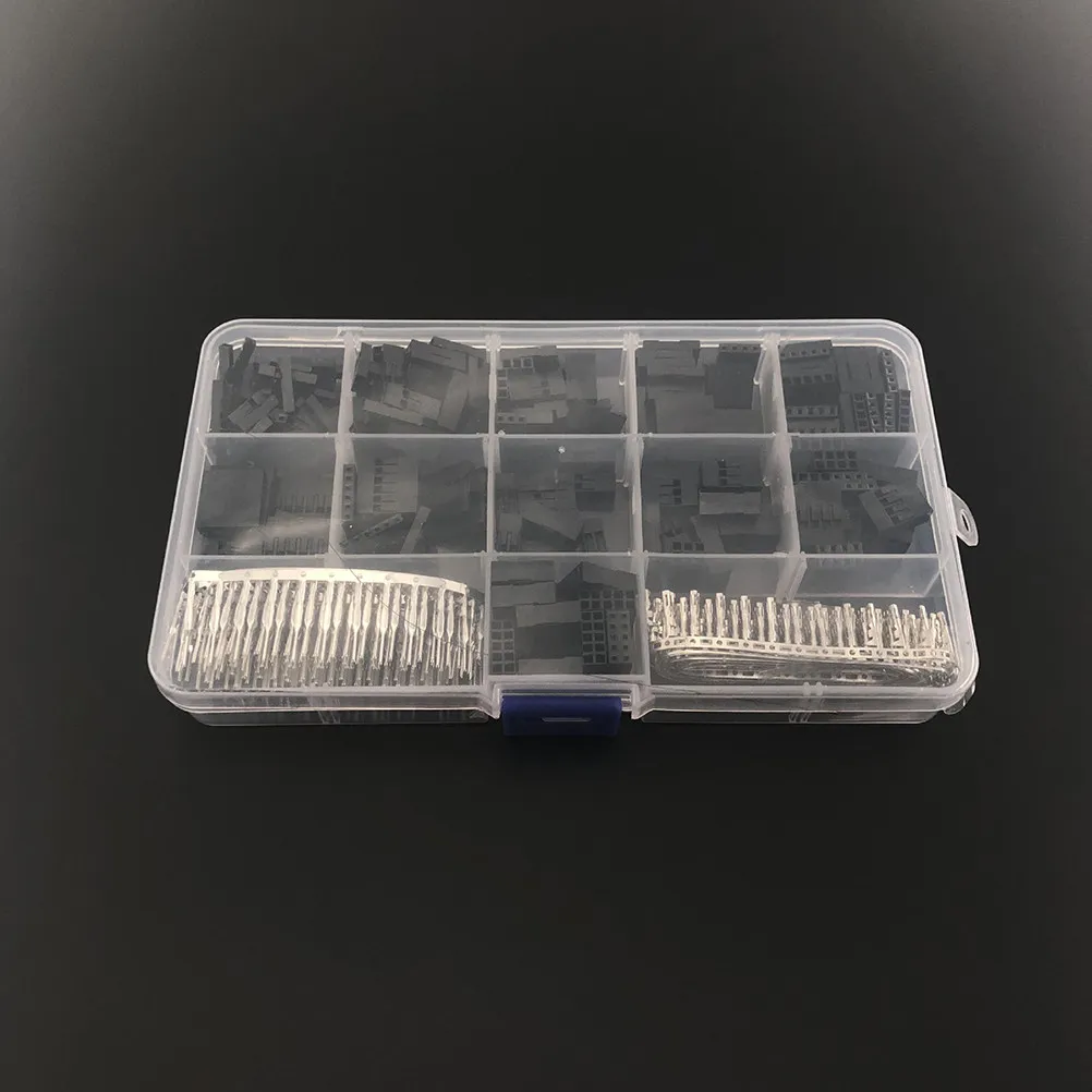 

1Set Terminal Connector 2.54mm Pitch Cable Jumper Wire Pin Header Housing Kit Breadboard Wire Terminal Connector