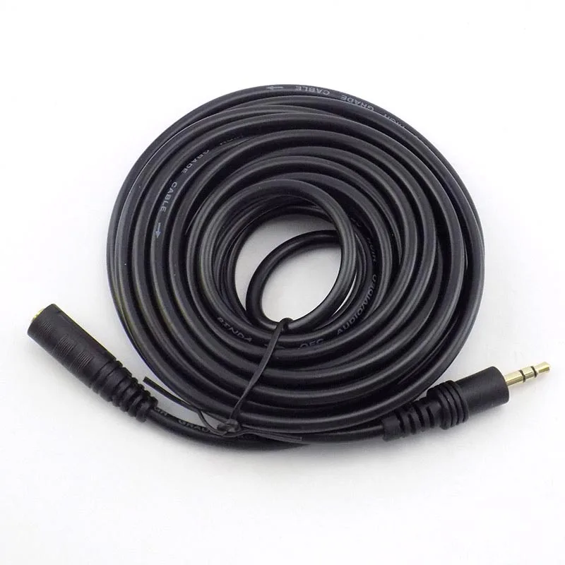 1,5/3/5/10M 3,5mm Stereo Männlich Zu Weiblich Audio Verlängerung Kabel für Kopfhörer TV Computer Laptop MP3/MP4 Kopfhörer – Detail 5
