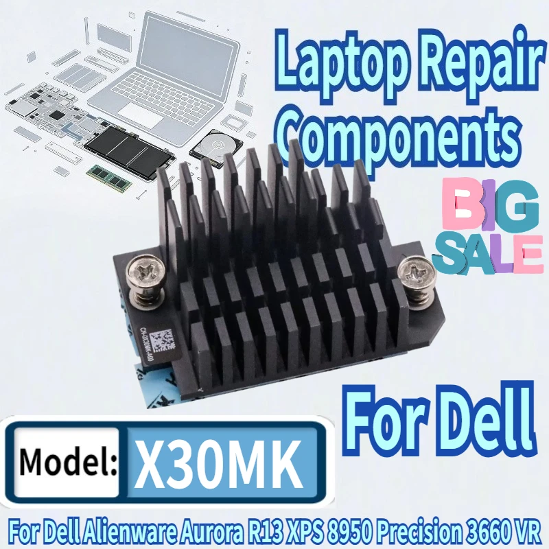 

For Dell Alienware Aurora R13 XPS 8950 Precision 3660 VR Heat Sink Module VRM Heatsink X30MK 0X30MK