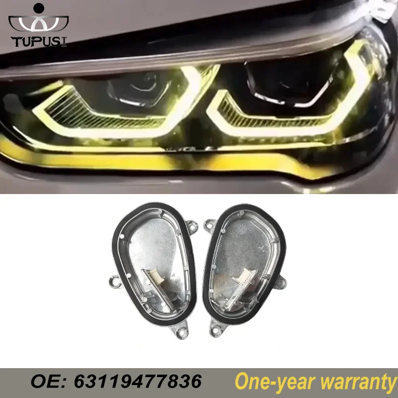

LED Angel Eye Lightsource Template for-BMW X1 F48 2019 2020 2021 Daytime Running Light Control Module 63119477835 63119477836
