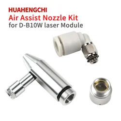 Air Assist Nozzle with Lens for D-B10W Laser Module Head at Laser Engraver Cutter