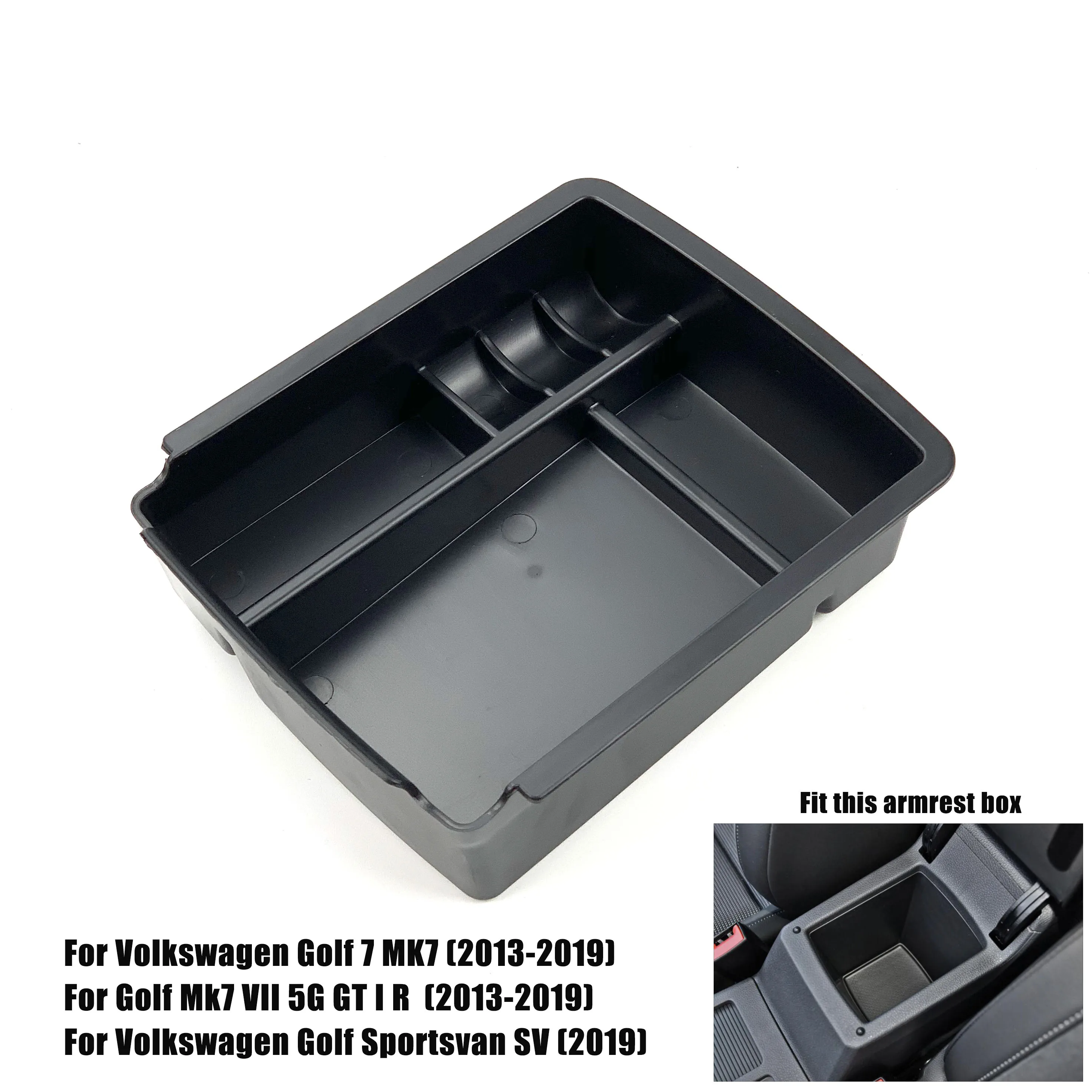 Car Armrest Box For Volkswagen Touareg Jetta Sharan Tiguan Touran Teramont Passat CC Variant Arteon Golf Sciocco MAGOTAN T-ROC