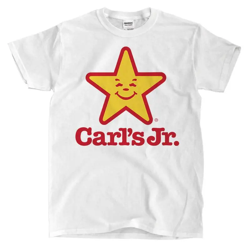 Carl Jr. Logo - Biała koszulka