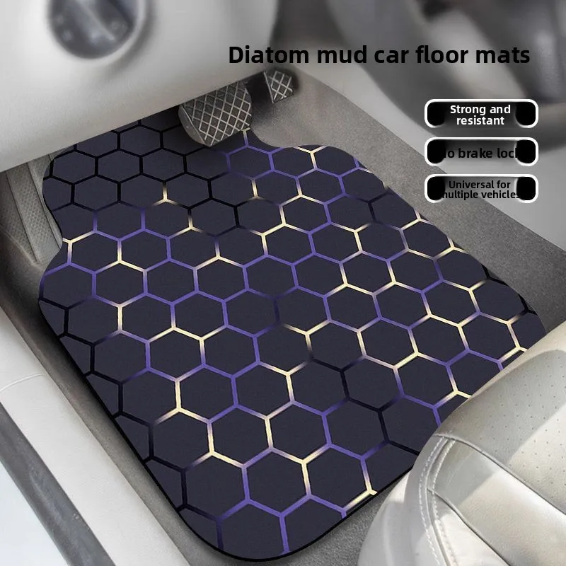 

2025 new simple car floor mat universal water absorption, wear-resistant and dirt-resistant single-piece full set of decorative