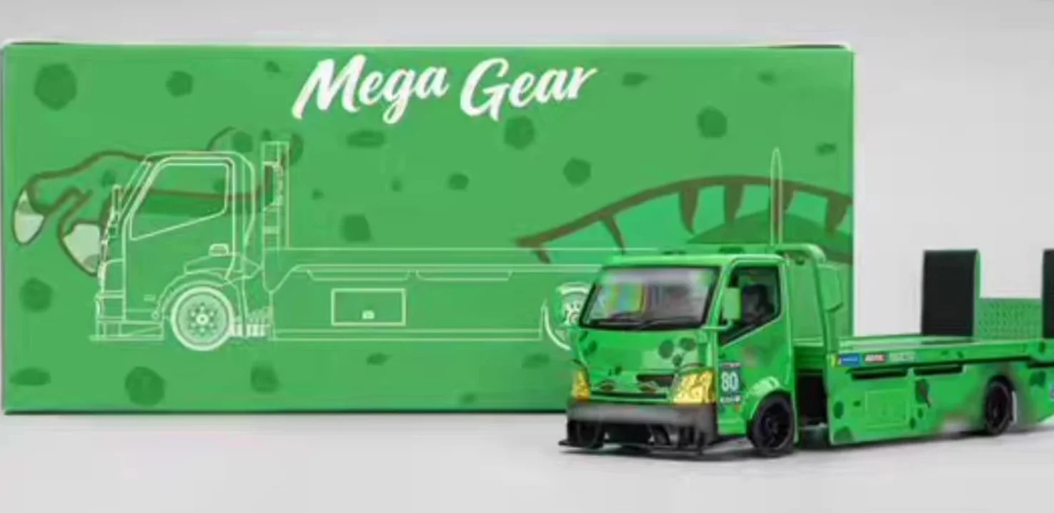 Mega Gear 1/64 積載車 カスタム ピンク Mega Gear 1:64 CUSTOM TOW