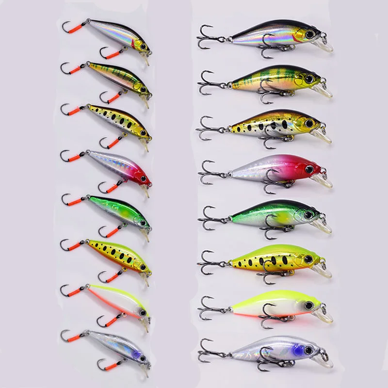 

New Slow-Sinking Minnow 3.3/4.5g Submerged Micro-Object Lure For Freshwater Sea Bass And Billfish