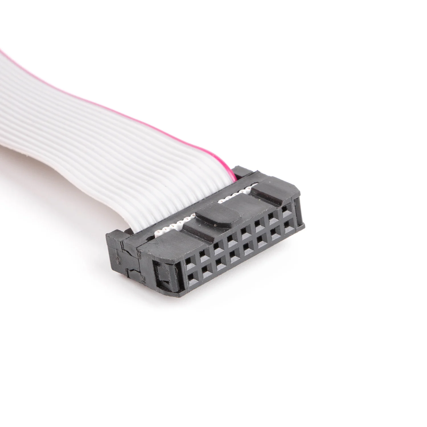 CABLE de descarga de DB15 a 2,54mm, Cable de datos de cinta plana gris para cabezal de caja IDC DC3, pitch FC-16 PIN JTAG ISP