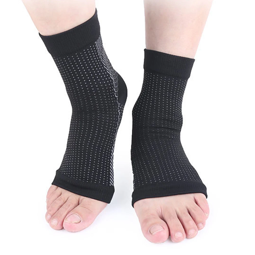 1 Pair Neuropathy Socks for Men Women,Soothe Compression Socks for Pain,Arch Support Breathable Lightweight Nano Nylon Socks