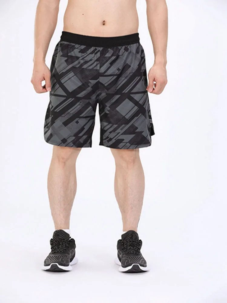 New Beach Shorts Men Casual Sports Quick Dry Running Shorts Tie-dye Prints Workout Pockets Shorts New Fashion Street Shorts