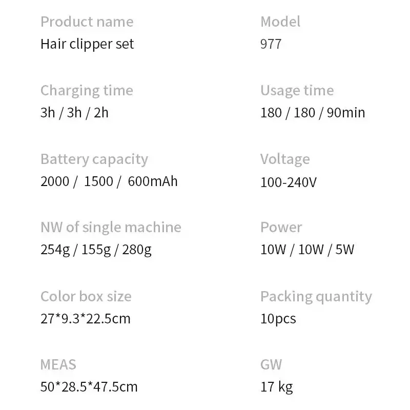 2025 جديد 3 في 1 مقص الشعر المهنية ومجموعة ماكينة حلاقة كهربائية للرجال الحلاق قادين الشعر الحلاقة آلة قطع الشعر #6
