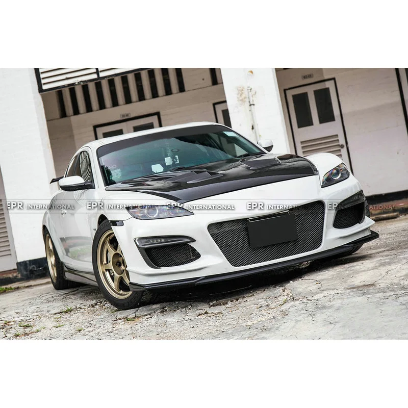 

Совместимая с мастерской мудрости Mazda RX8, детали для модификации из углеродного волокна RE Yumong Style, крышка капота двигателя