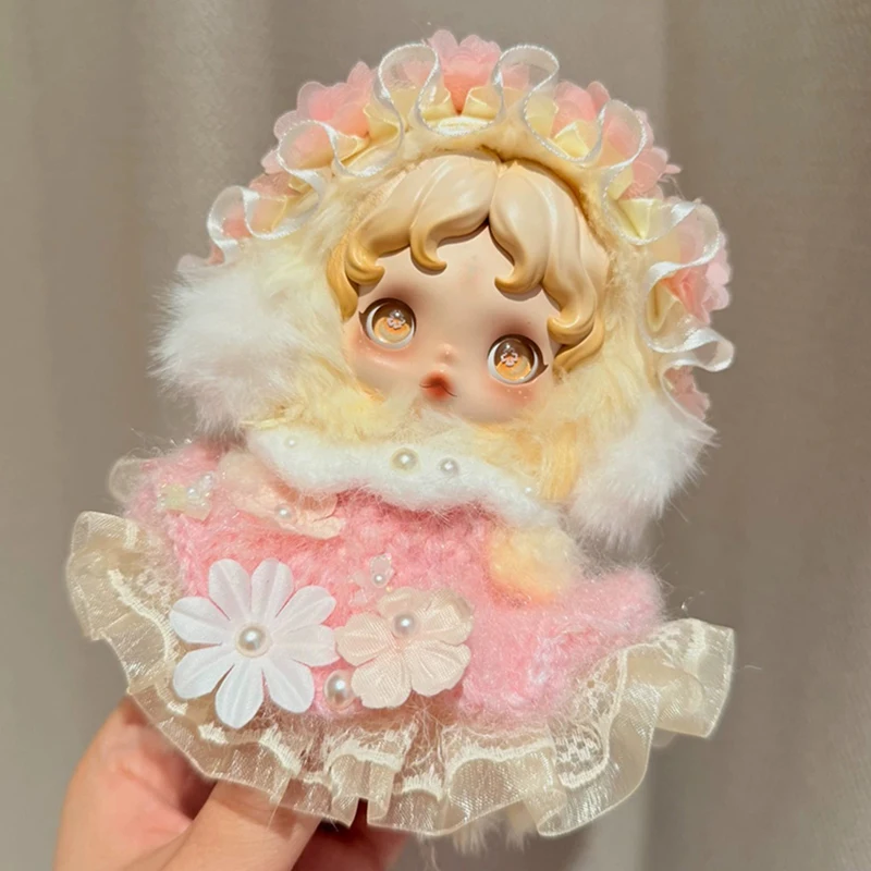 

100% genuine Skullpanda Doll Clothes 10cm Luxury Handcrafted Outfit Fashionable Hat Set Collector Gift For BJD Pendant Owners