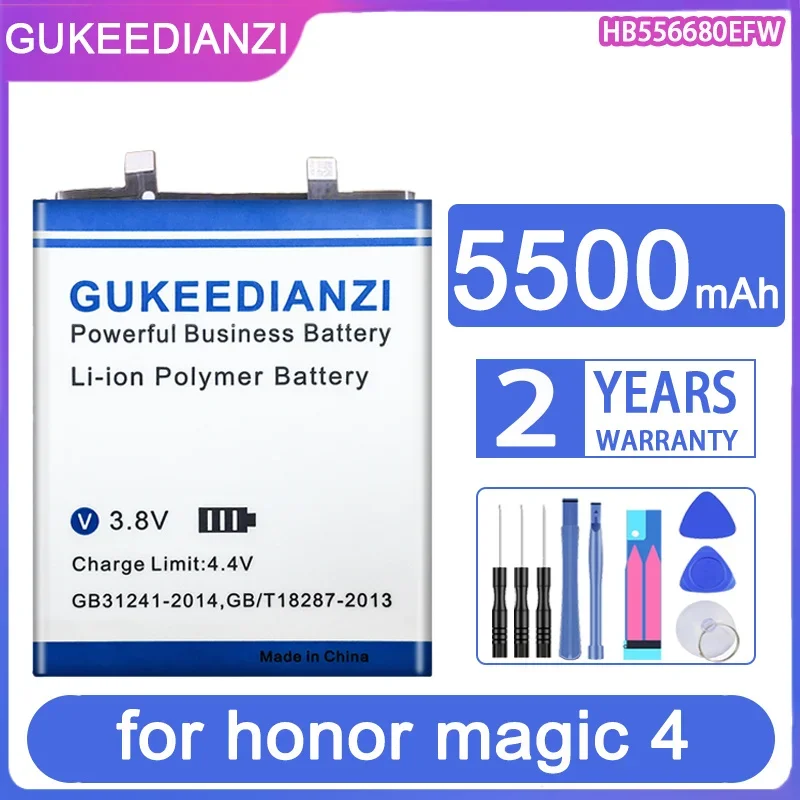 

GUKEEDIANZI Replacement Battery HB556680EFW 5500mAh for huawei honor magic 4 magic4