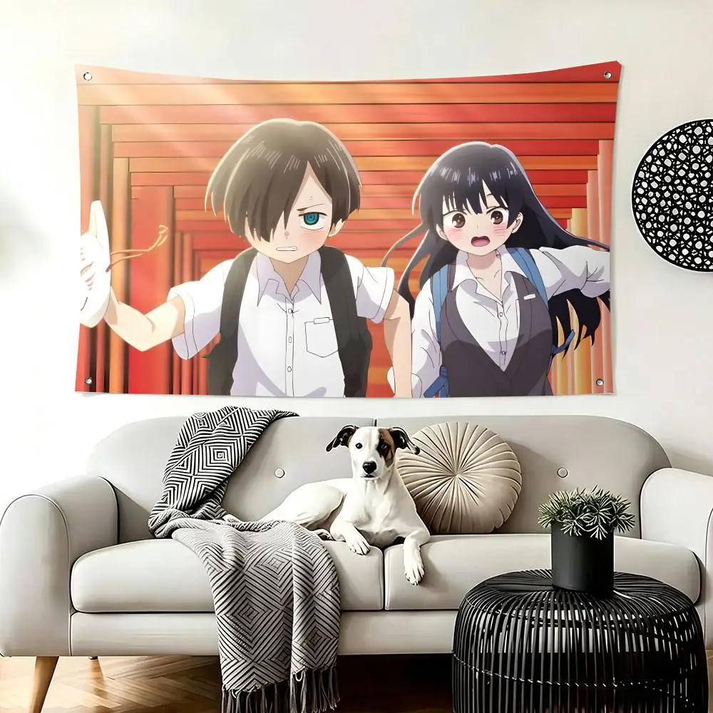 Romance Manhwa T-The Dangers in My Heart Flags  For Living Room Home Dorm Decor Wall Outdoor Camping Party Banner Gifts