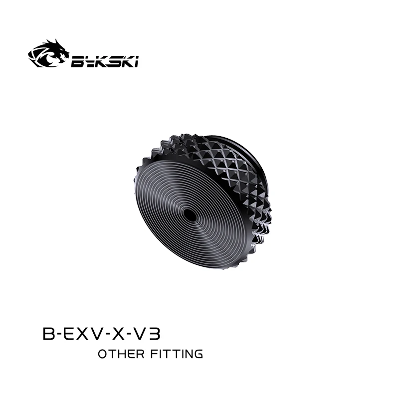 Bykski B-EXV-X-V3 PC Water Cooling CD PatternExhaust Plug Exhaust Valve pressure Relief Valve Automatic Manual Integrated