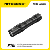NITECORE P10i 1800 Lumens Tactical Flashlight Using Luminus SST-40-W LED, Equipped with 4000mah Battery