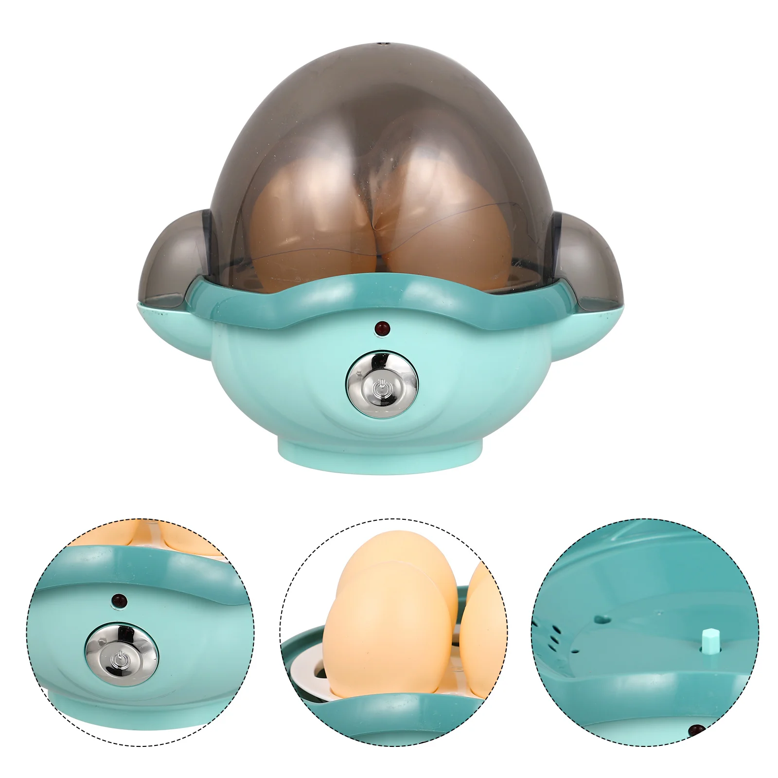 

Egg Steamer Toys Small Appliances Mini House Miniature Decoration Blue Pretend Play