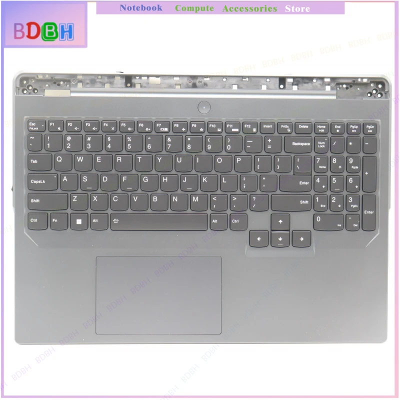 New Palmrest Upper Case w/US RGB Backlit KB For Legion Pro 5 16IRX8 82WK Laptop