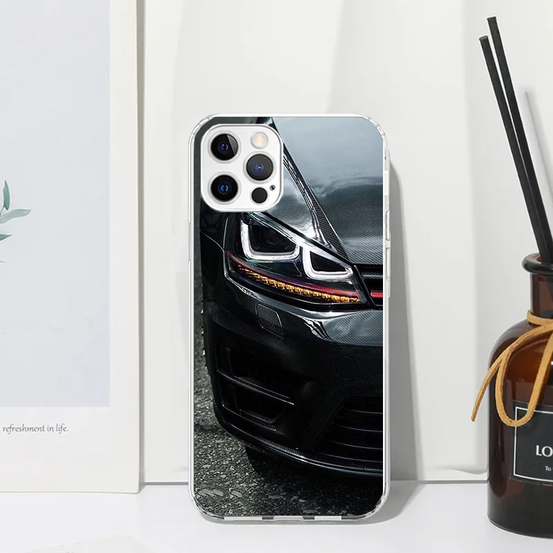 Sport Car Golf R 7 Phone Case For Iphone 16 15 14 13 Pro Max 12 Mini 11 X Xr Xs 7 Plus 8 + Se 2020 Art Fundas Back Cover