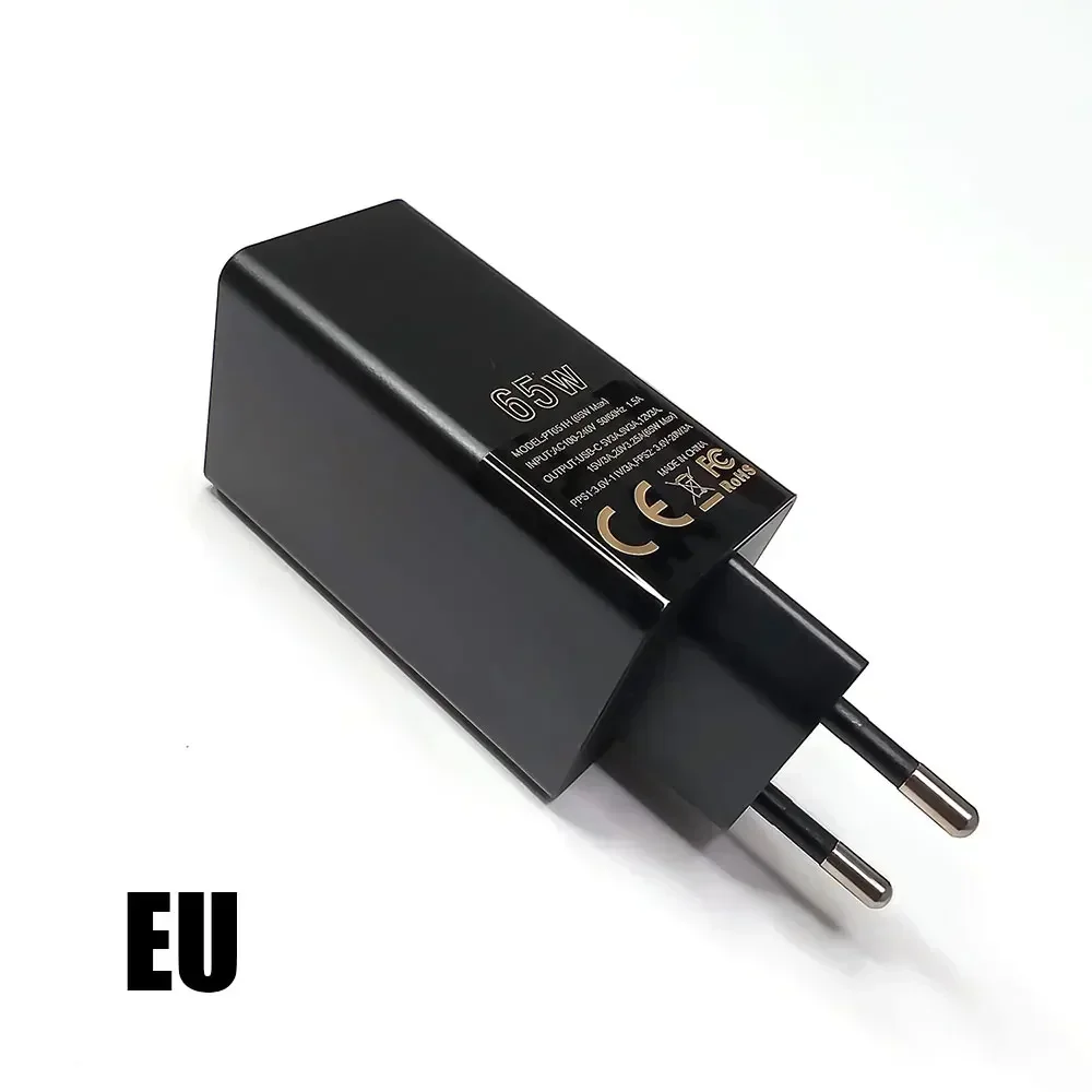 Imagem -03 - Carregador com Cabo Adaptador Tipo-c Fontes de Alimentação Completa para Pinecil Ferro de Solda Pps Celular ue Eua Reino Unido pd 65w Pine64-ac